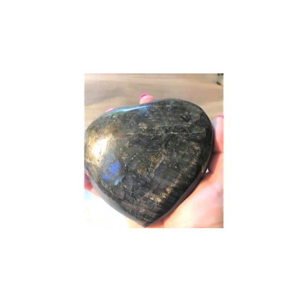 Beautiful Large Labradorite Heart - Picture 2 of 8